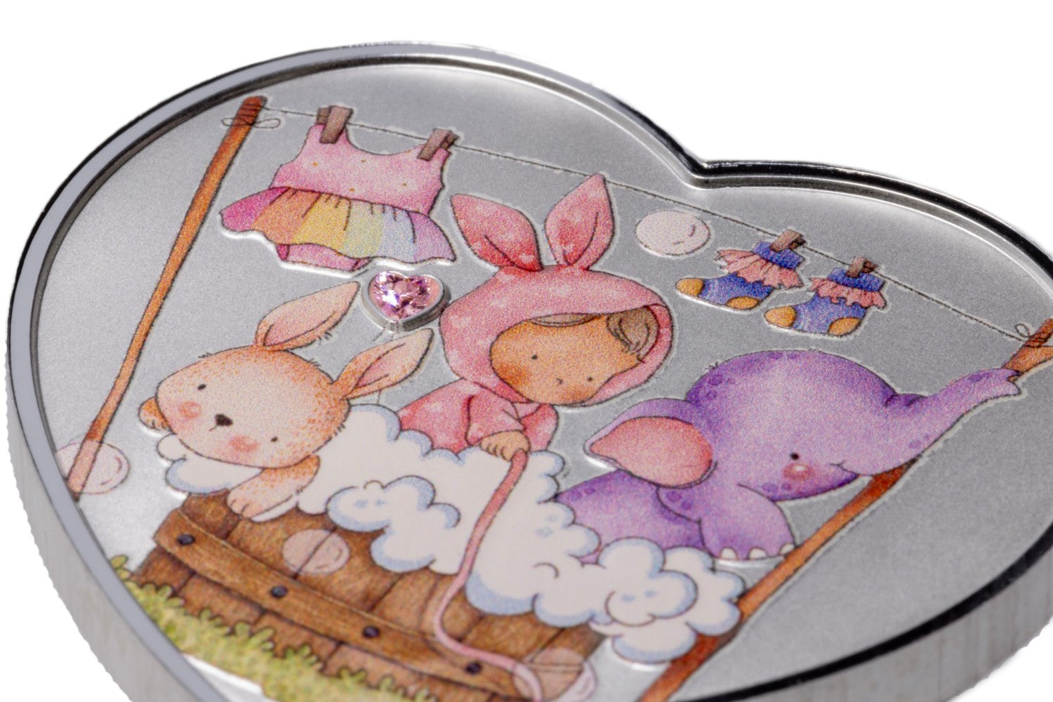 Cameroon - Baby Girl - New Born Heart series - 1 oz