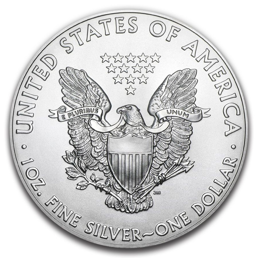America - Silver Eagle Burning Twin Skulls Colorized Coin - 1 oz