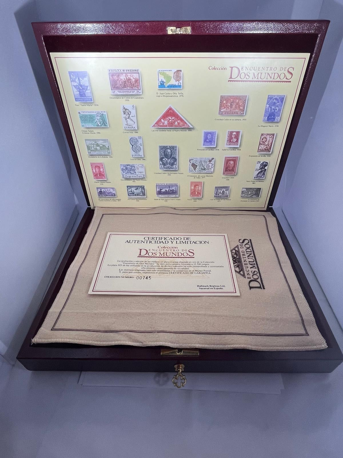 THE DISCOVERY OF THE AMERICAS COLLECTION 25 X 29 gr total 725 gr silver