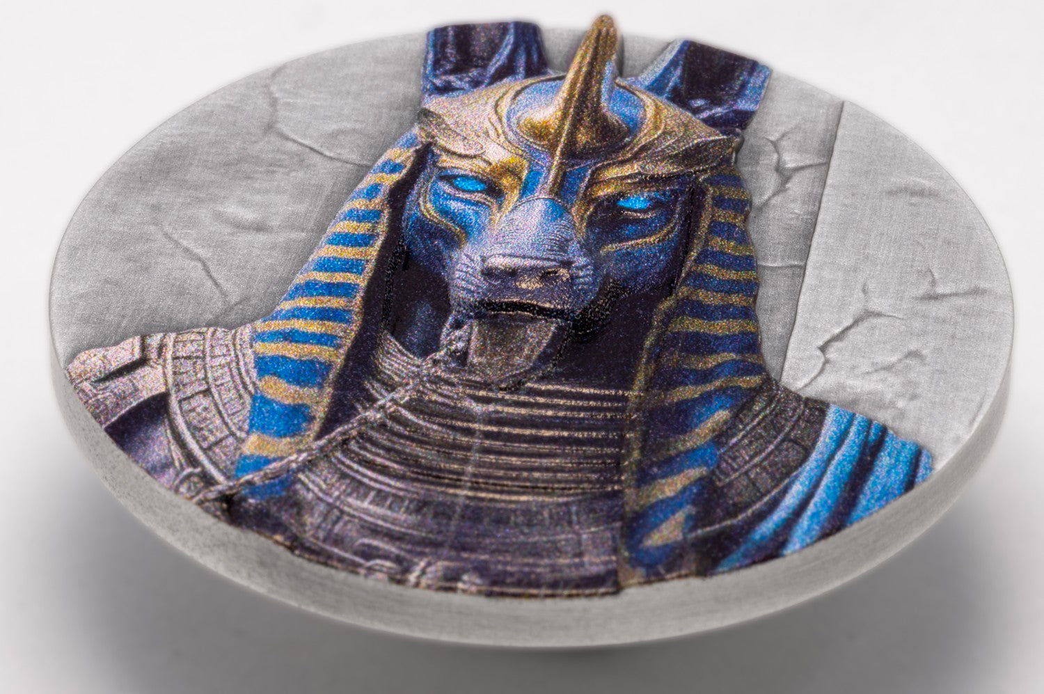 Liberia - Anubis UHR Antiqued - Egyptian Heritage series - 1 oz