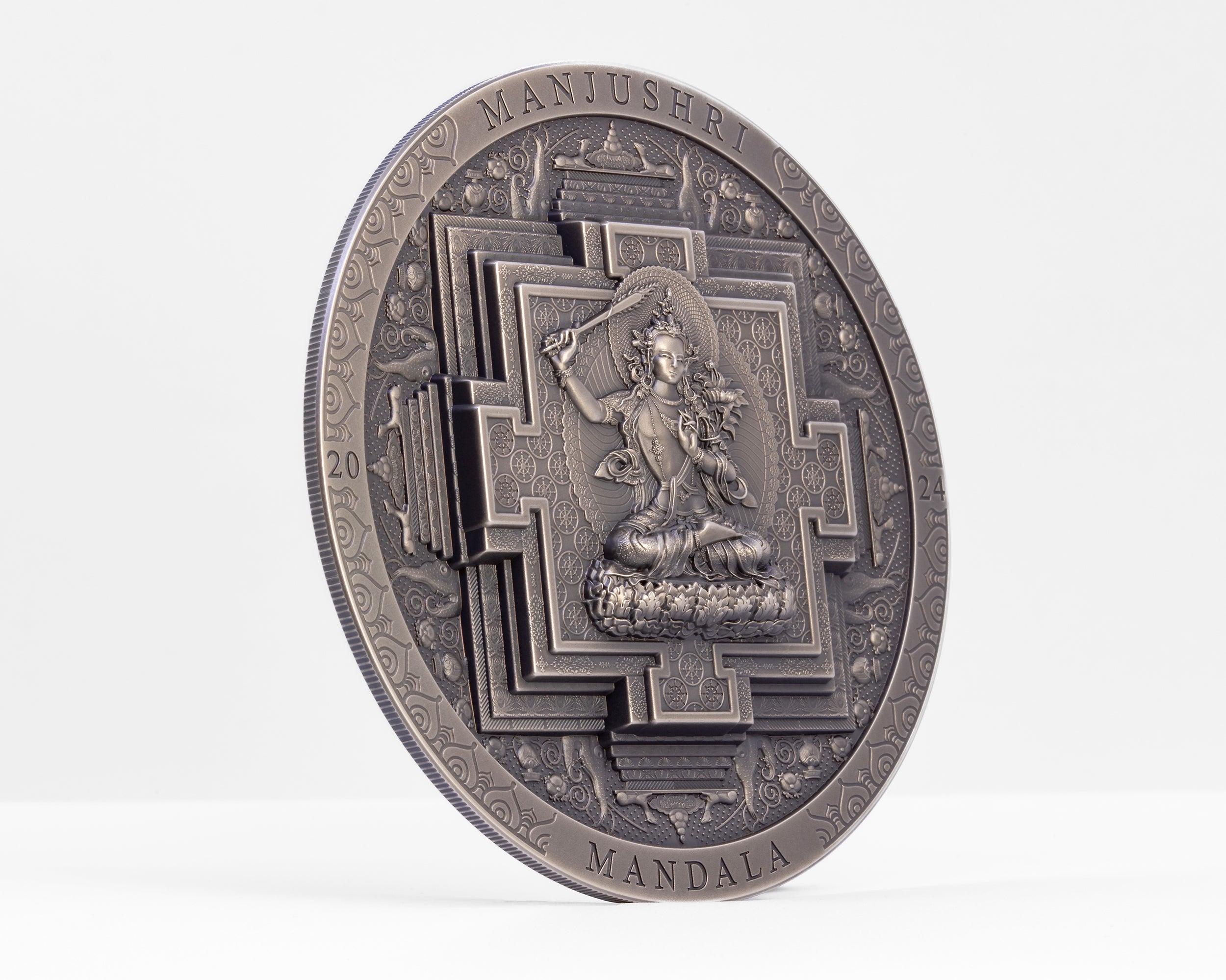 Mongolia - Archeology & Symbolism - Manjushri Mandala Antiqued