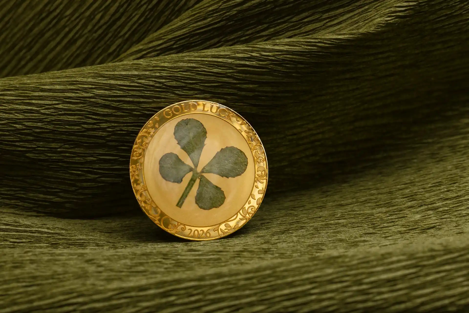 Cook Islands - Four Leaf Clover - Gold Luck
