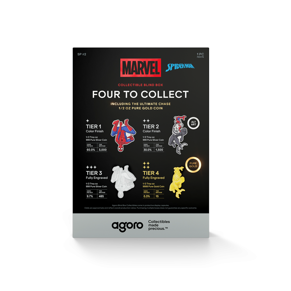 Niue - MARVEL - Spider-Man-Transforms Coin Blind Box