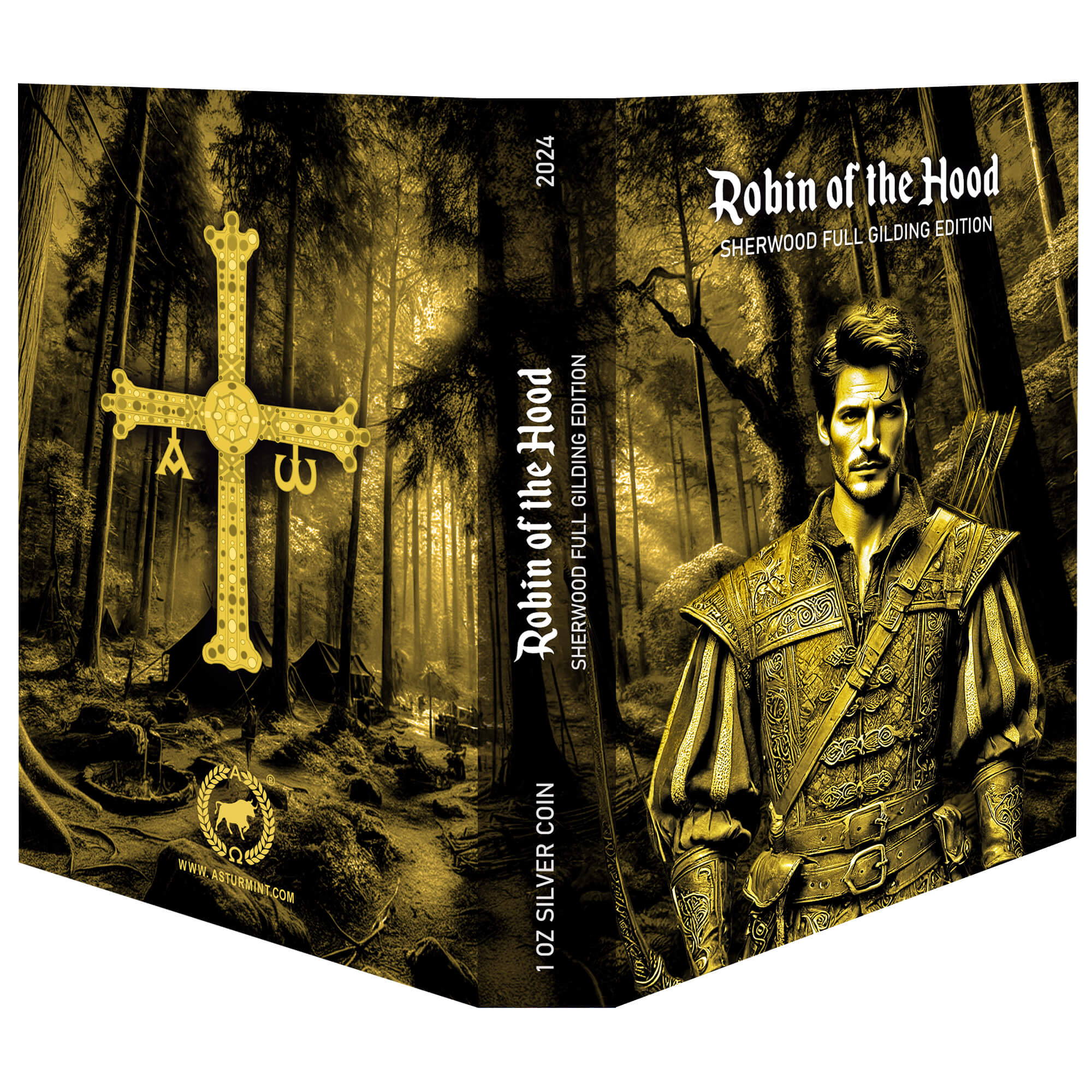 Cameroon - Sherwood - Robin of the Hood - Full Gilding - 1 oz