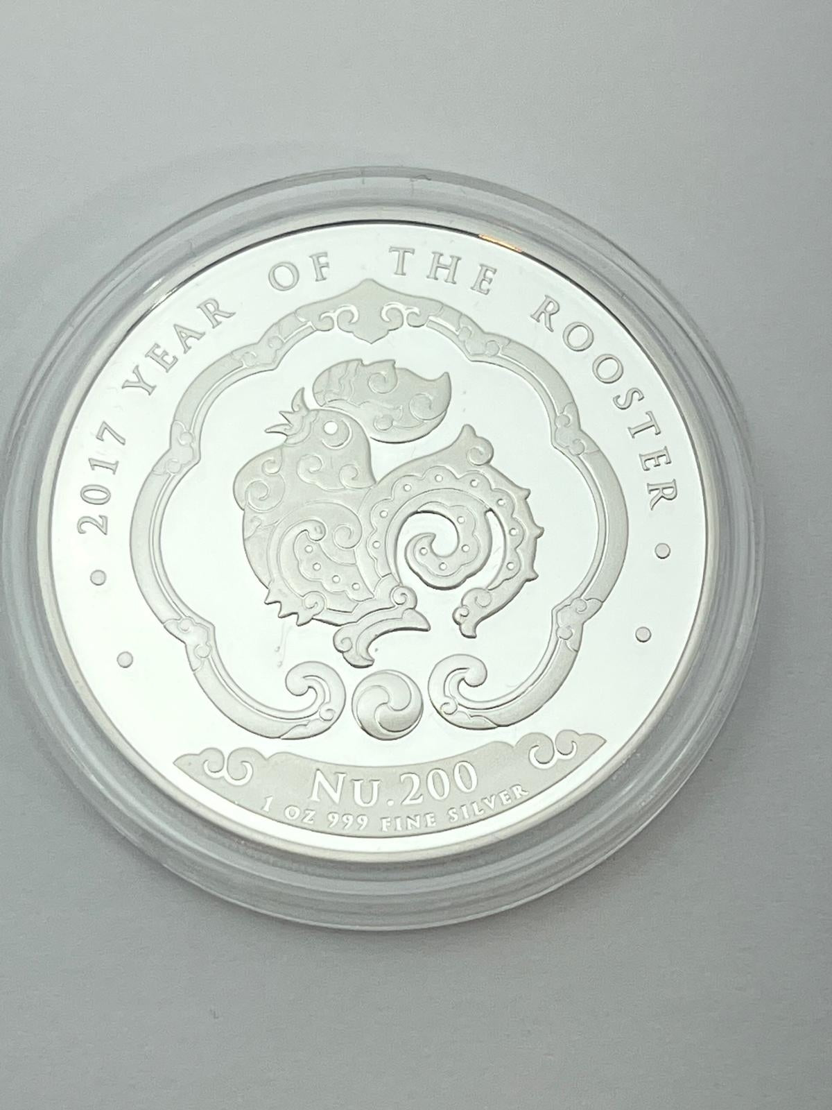 Kingdom of Bhutan – Chinese Lunar Series 2017–2024 – 8 x 1 oz Silvermynt