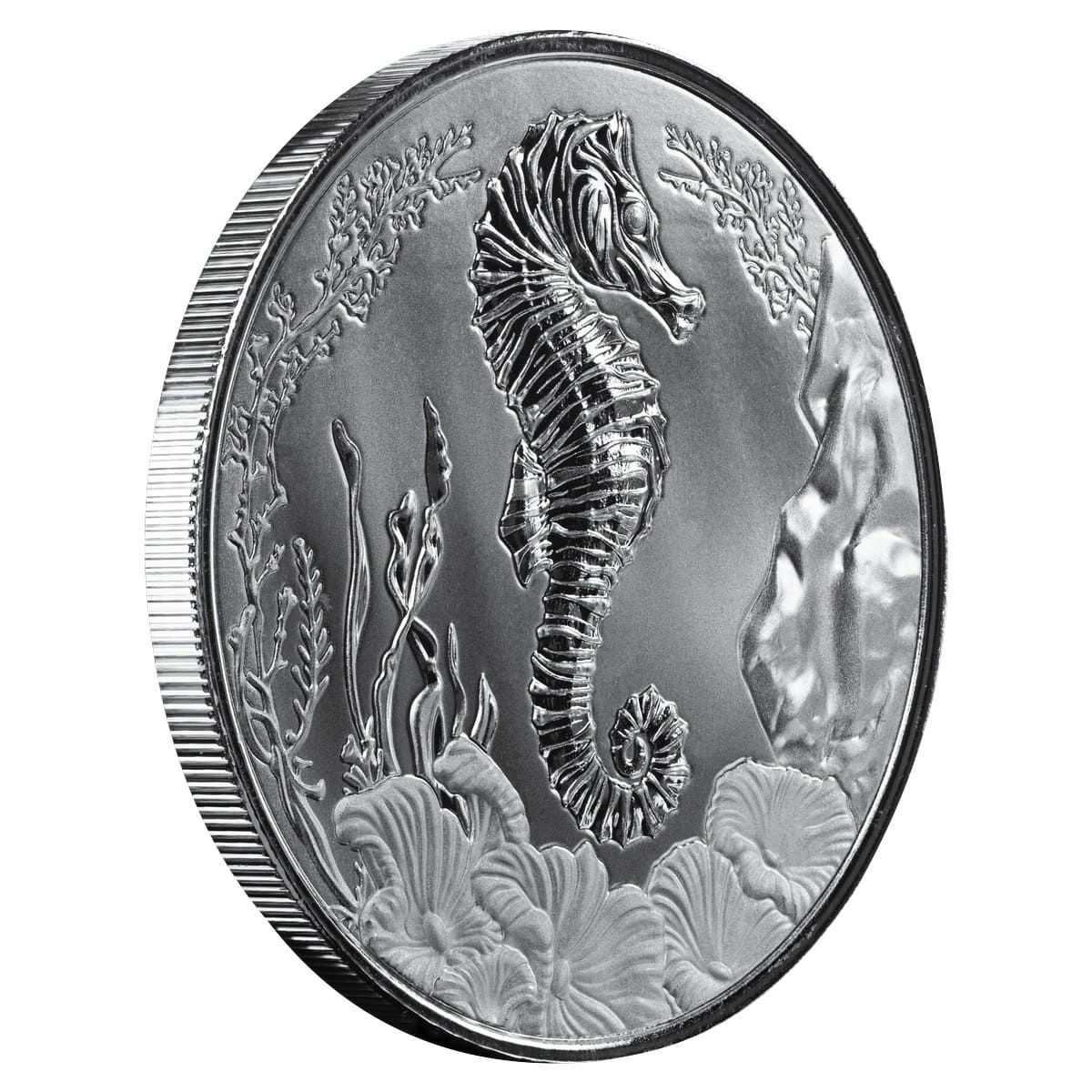 Samoa - Seahorse Silver Coin