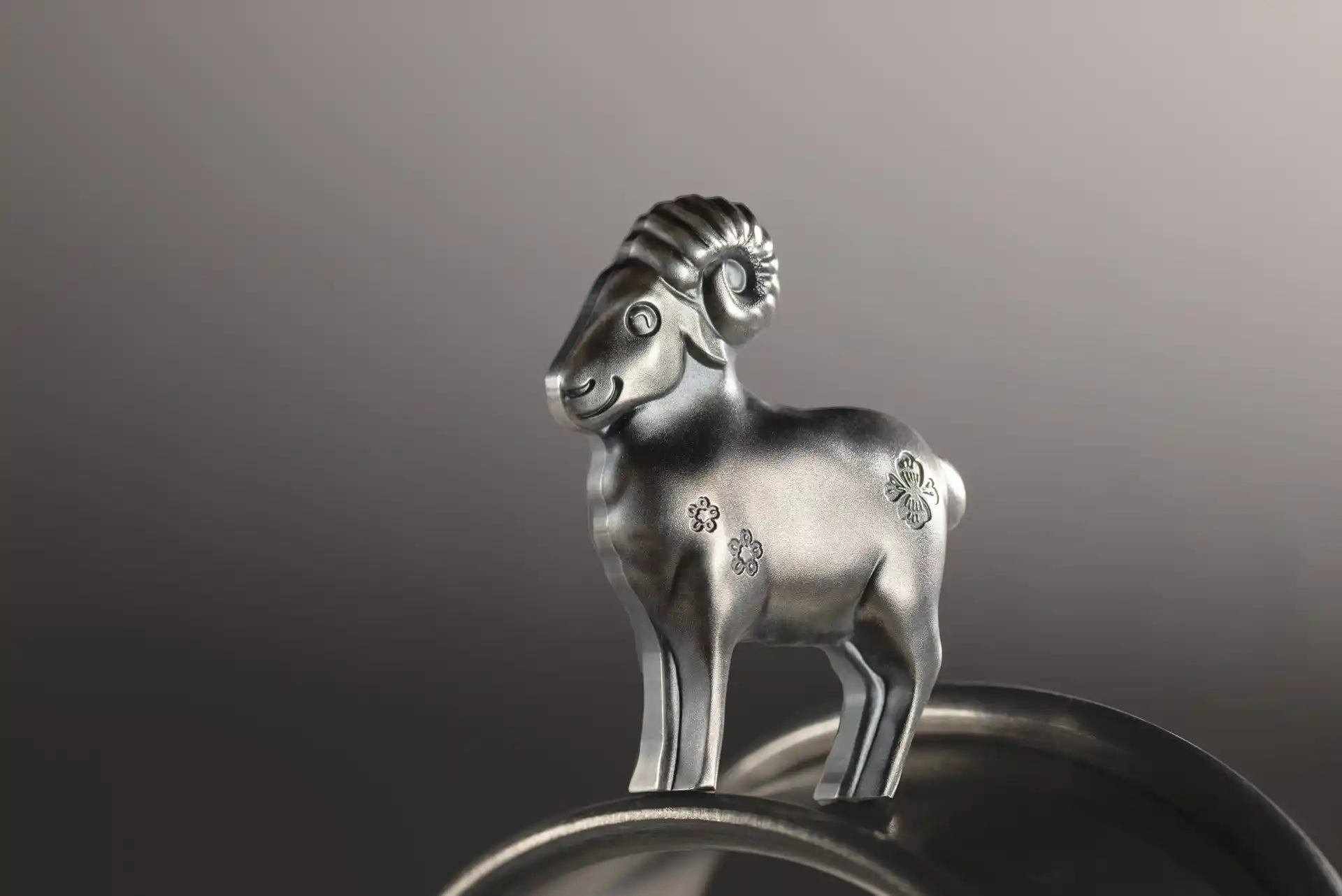 Mongolia - Lunar Year Collection – Fluffy Silver Sheep
