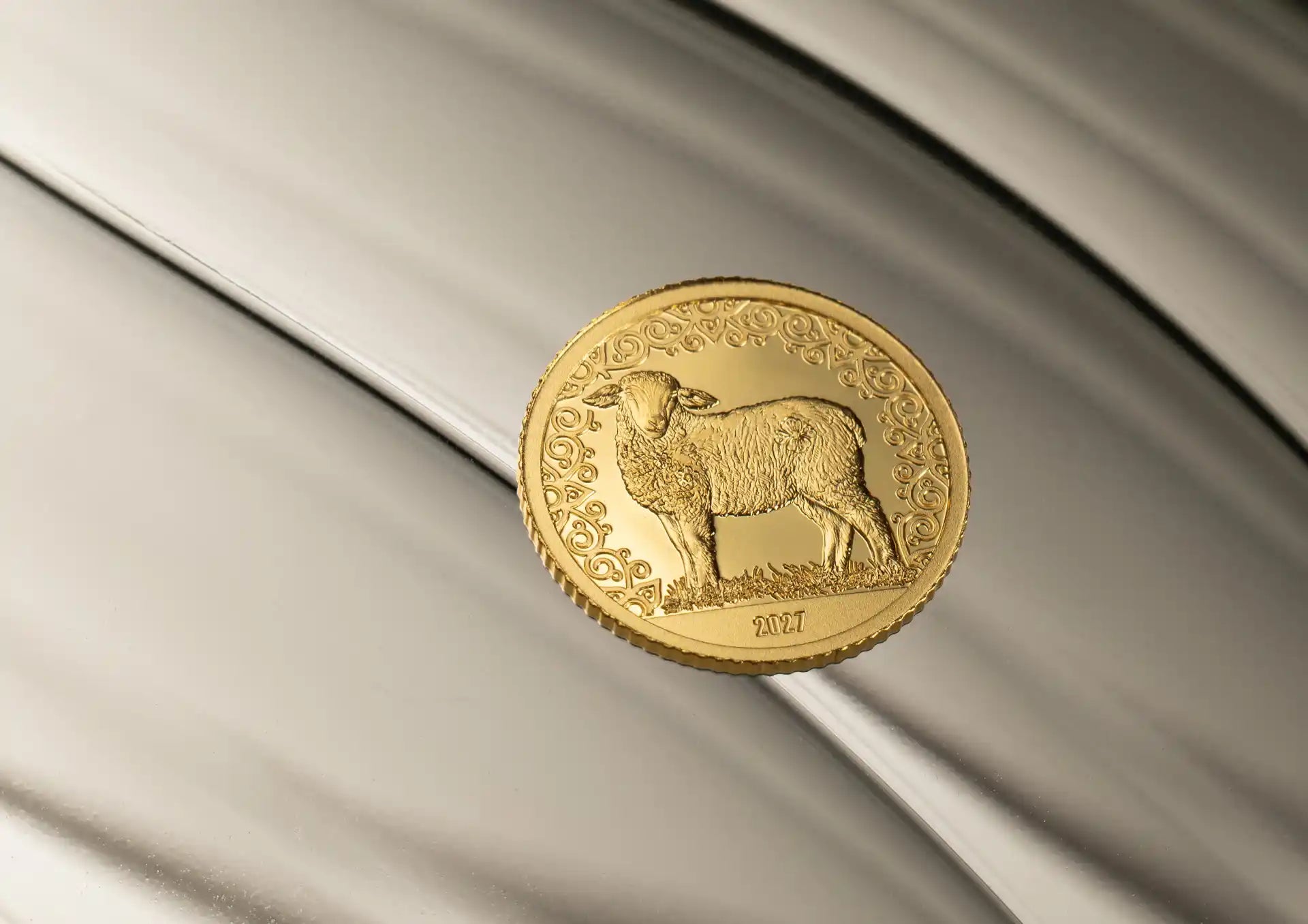 Mongolia - Lunar Year Collection - Sheep - Gold