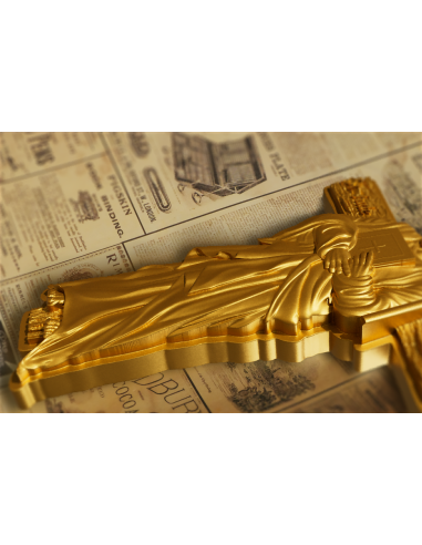 Cameroon - Saint Jude 12 Apostle Series GILDED - 2 oz