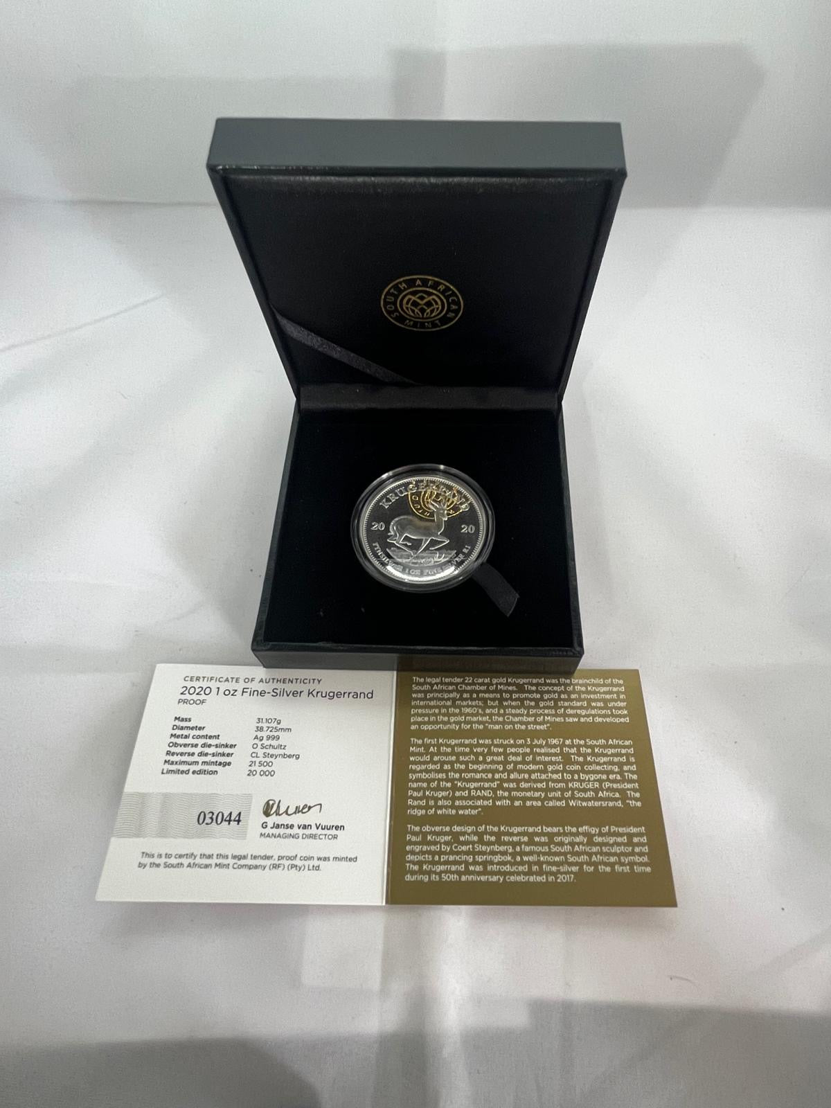 Krugerrand 1 oz - 2020