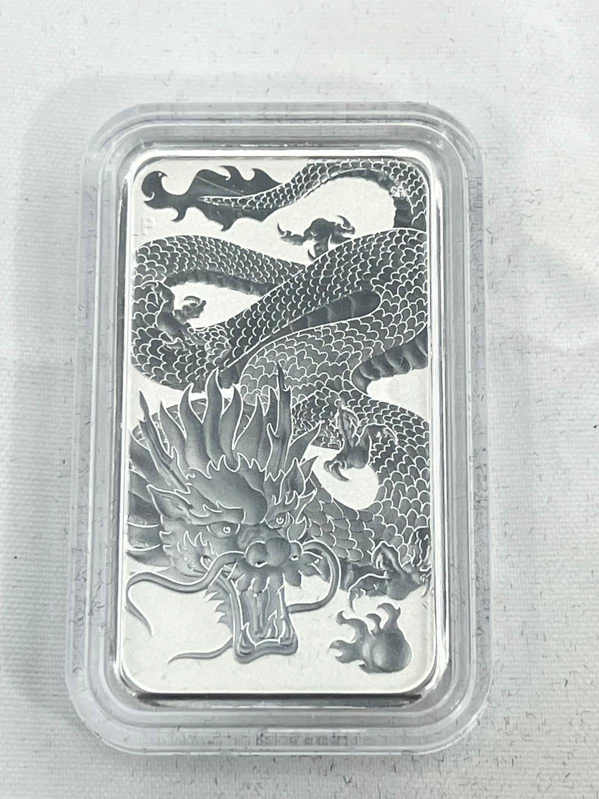 Silver bars Rectangular Dragons 8 x 1 oz