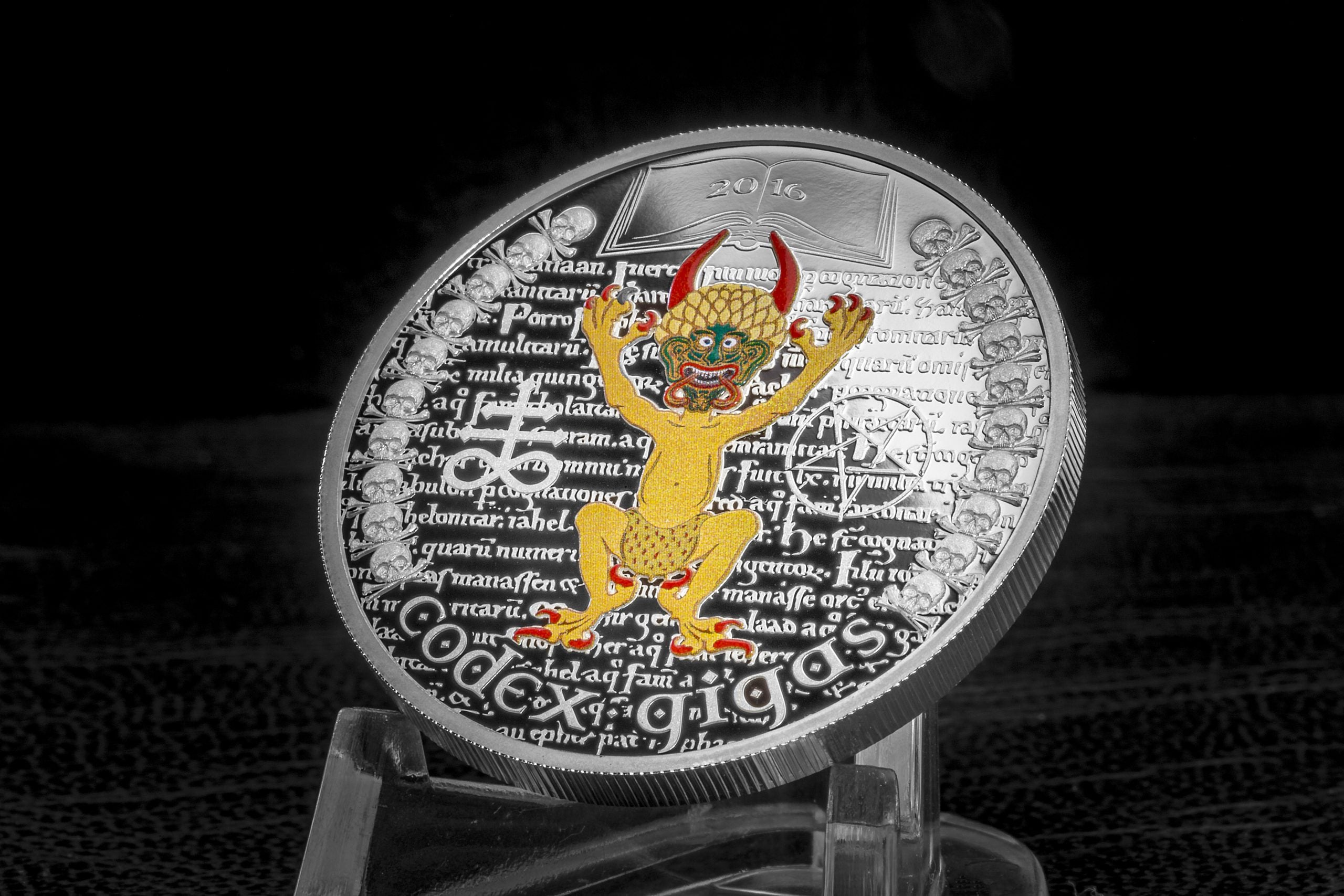 Equatorial Guinea - Codex Gigas – Devil’s Bible - 1 oz