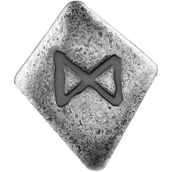 2023 Germania Runes - Dagaz 1oz Silver Ennobled Cast Bar