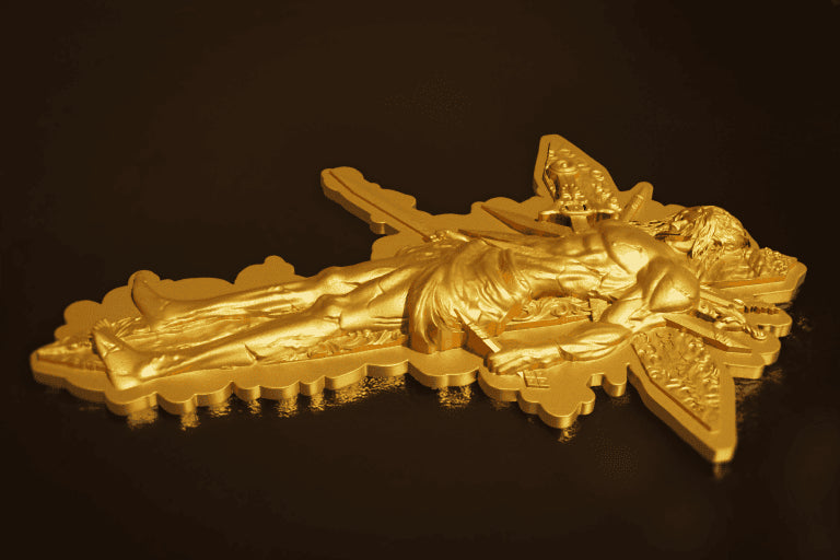 Cameroon - Saint Thomas 12 Apostle Series GILDED - 2 oz