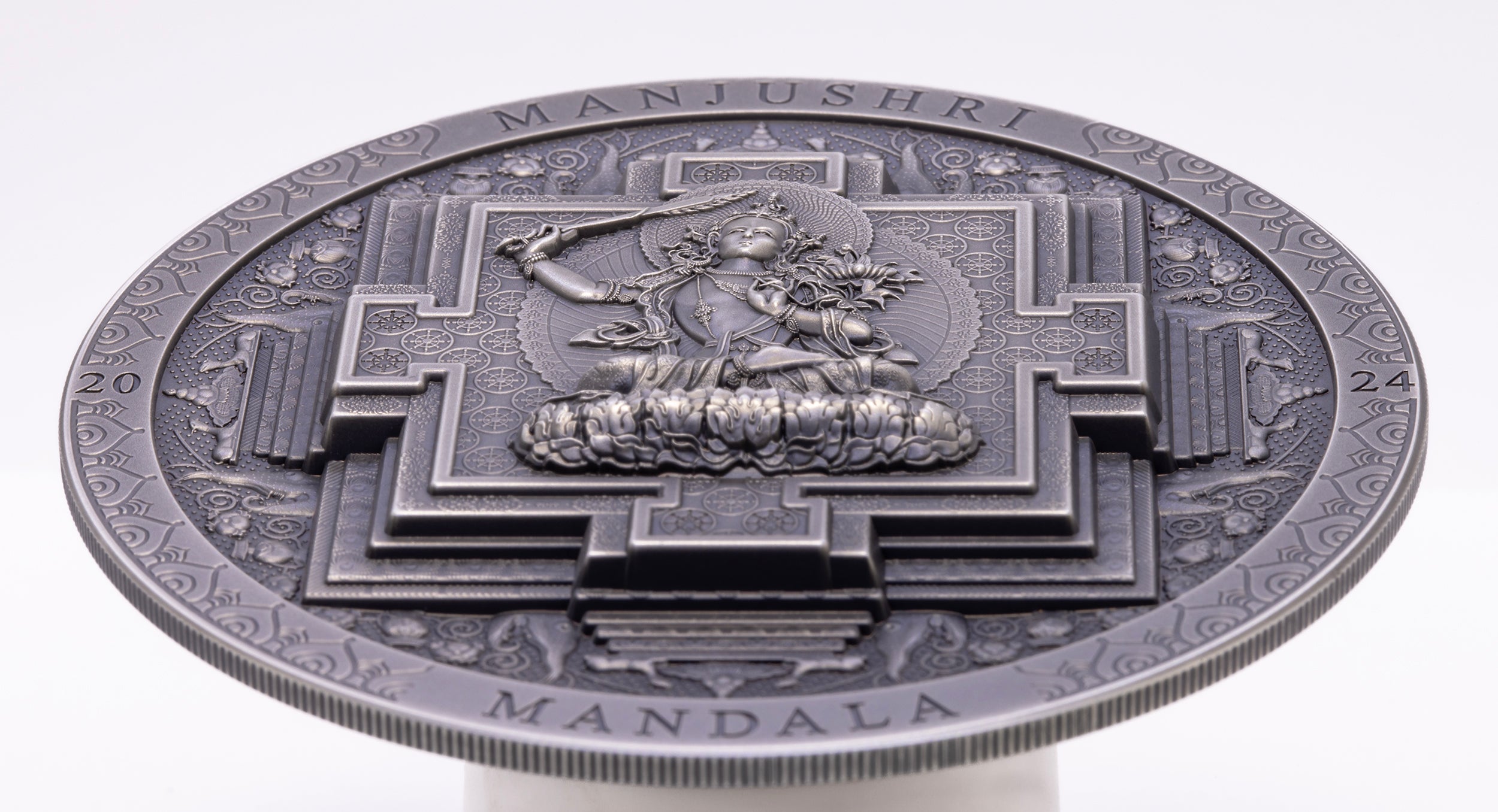 Mongolia - Archeology & Symbolism - Manjushri Mandala Antiqued