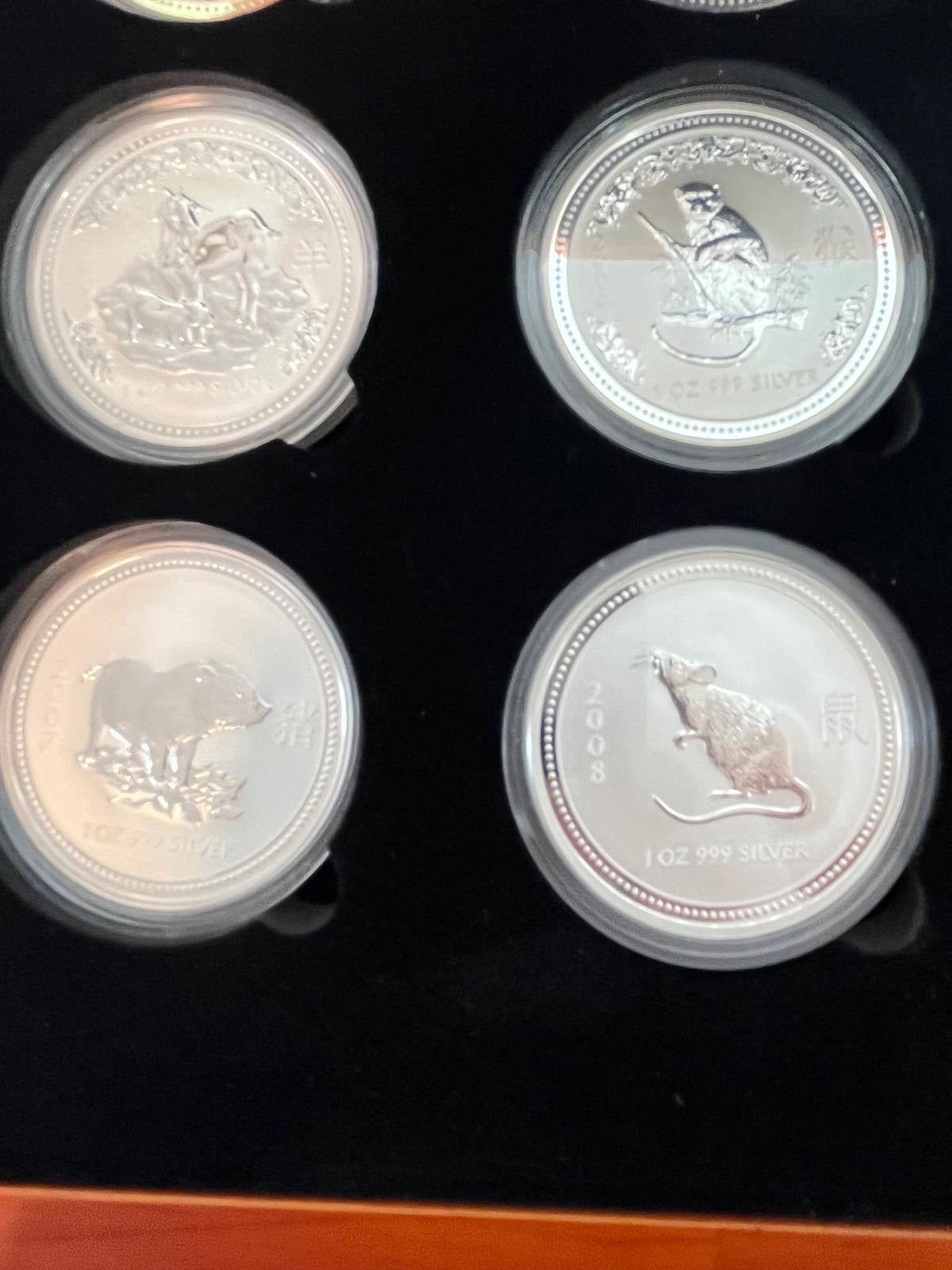 12 x 1 oz - Lunar Series I Complete 1999-2010