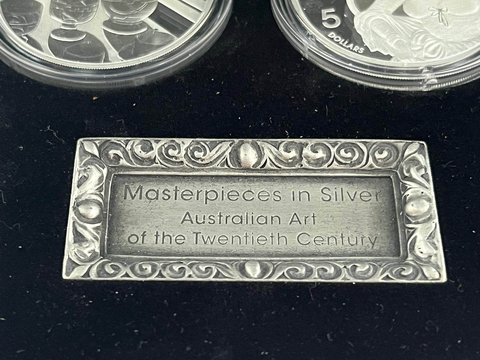 Masterpieces in Silver II Australian Art set