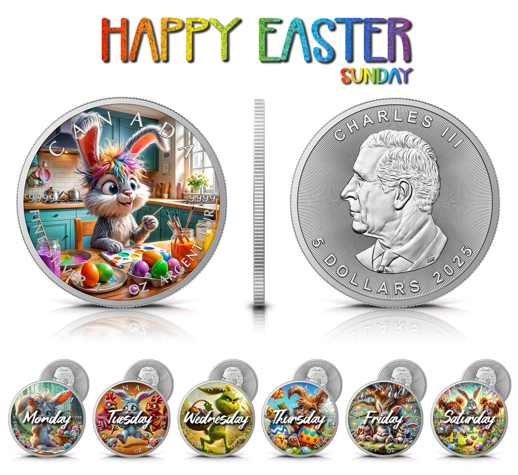 Canada - Happy Easter - Sunday - 1 oz