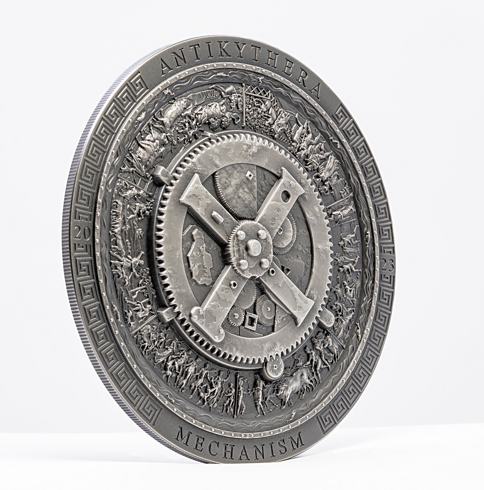 Cook Islands - Antikythera Mechanism Antiqued – Archeology & Symbolism - 3 oz