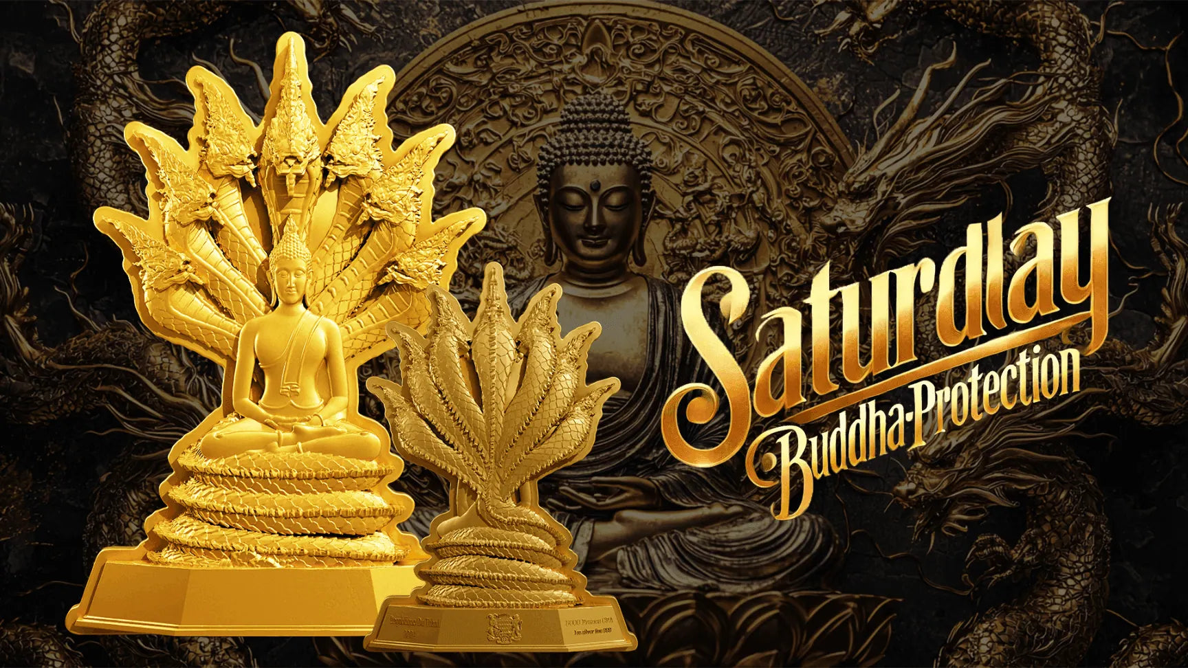 Chad - 7 Days Buddha SET in 8x 1 oz silver