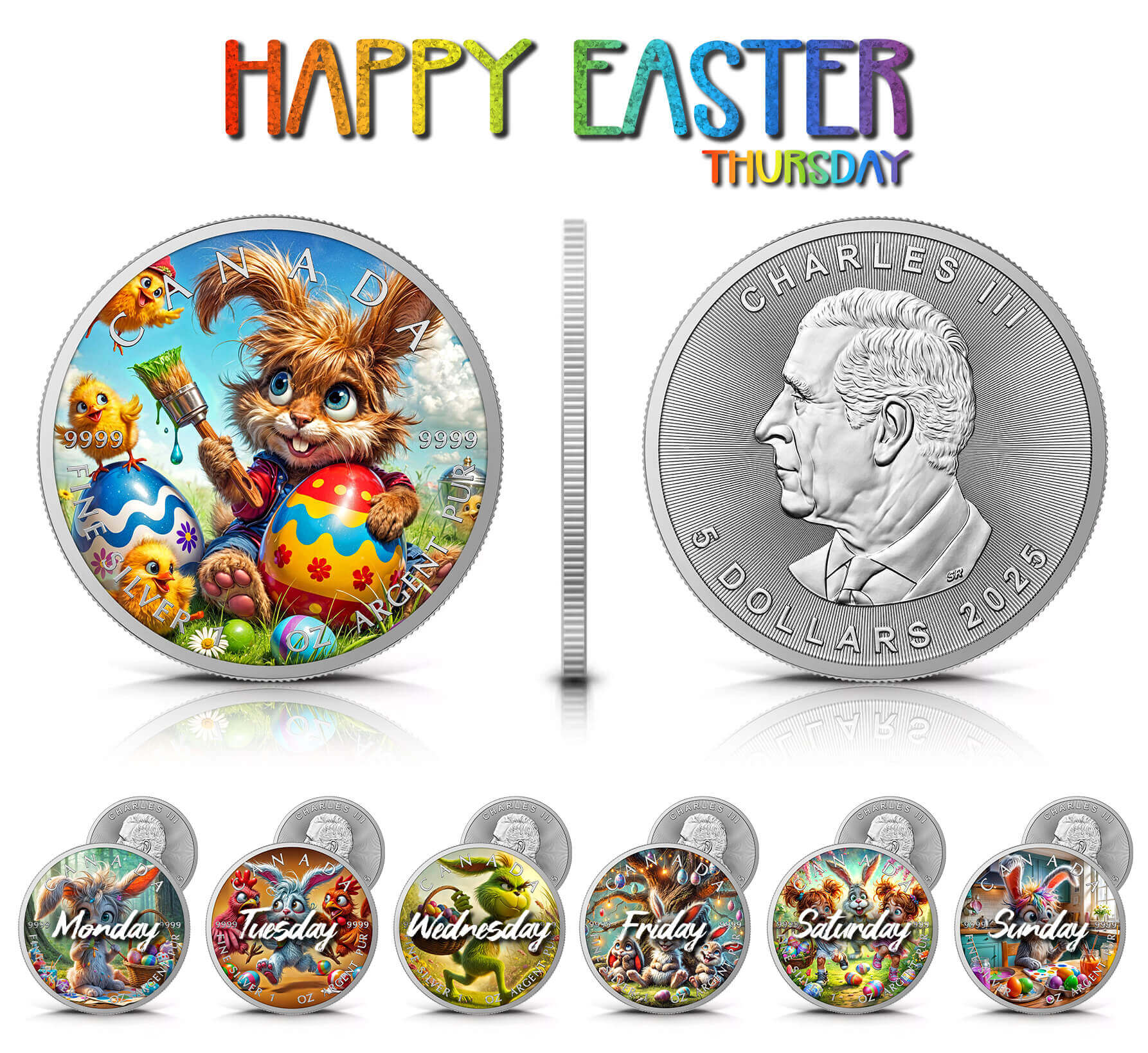 Canada - Happy Easter - Thursday - 1 oz