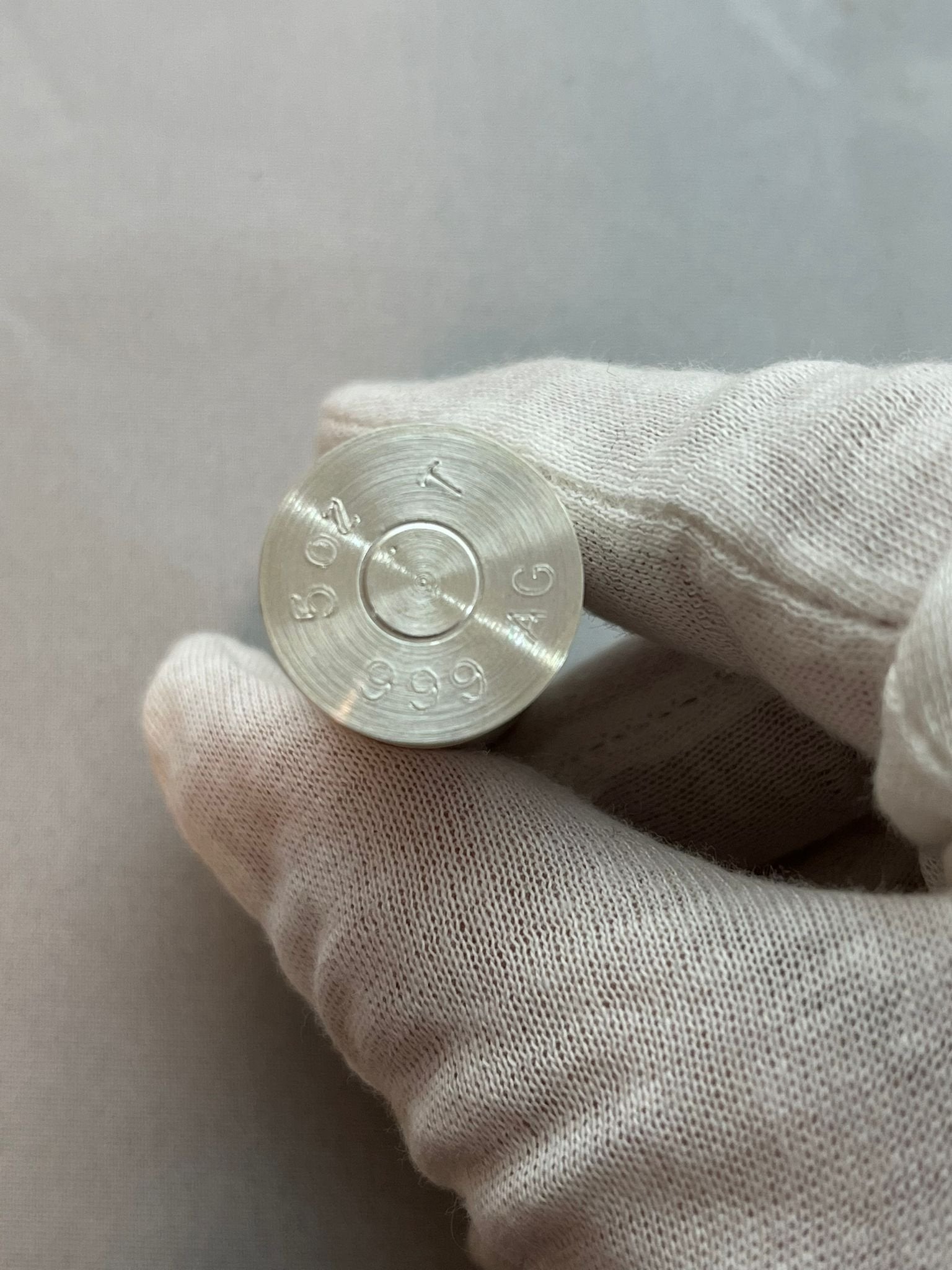 5 oz - Fine Silver Shotgun Shell Bullet replica