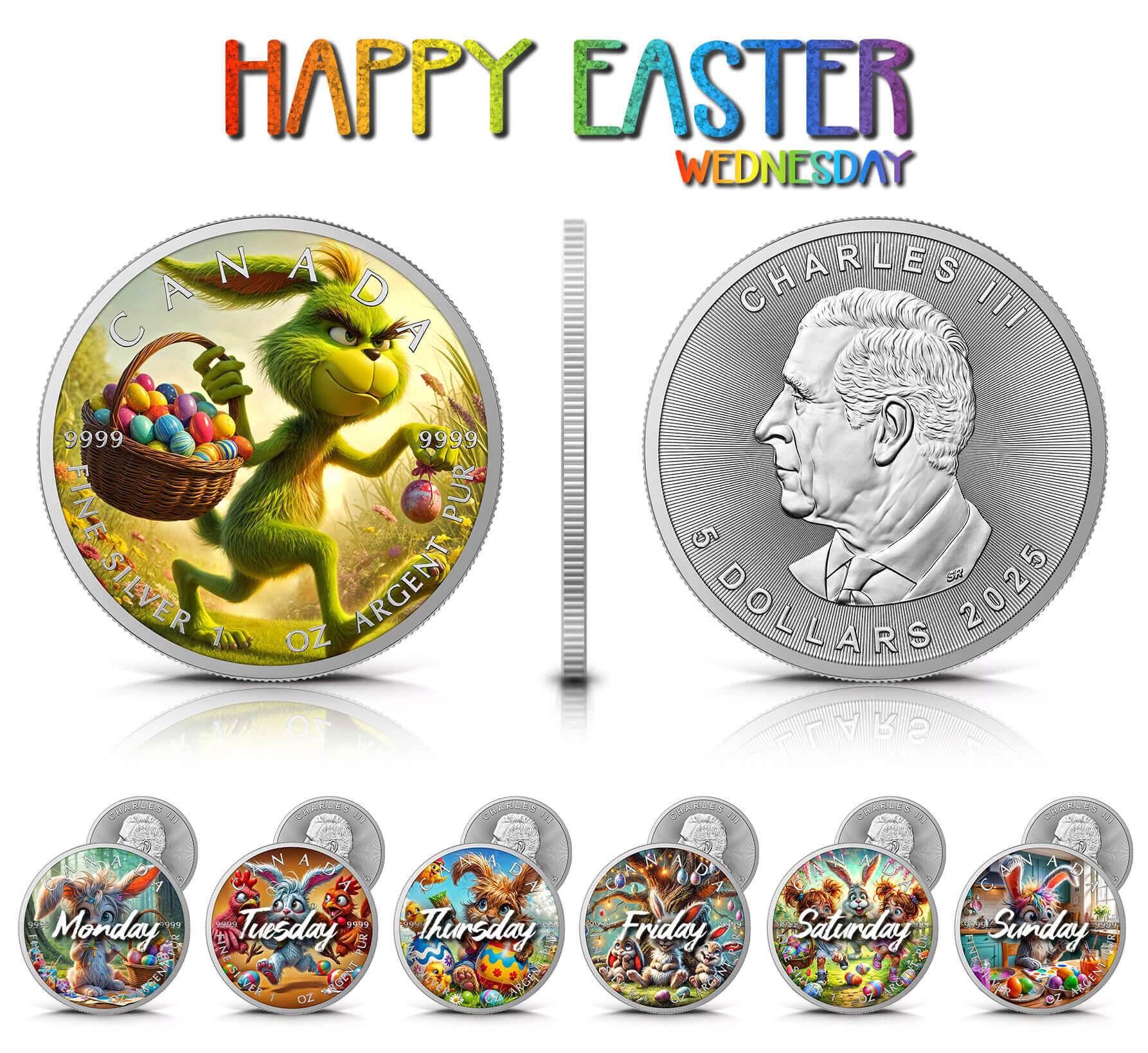 Canada - Happy Easter - Wednesday - 1 oz