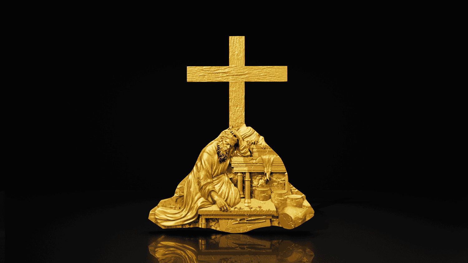 Cameroon - Saint John 12 Apostle Series GILDED - 2 oz