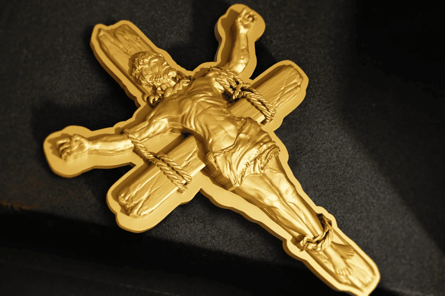 Cameroon - Saint Philip 12 Apostle Series GILDED - 2 oz