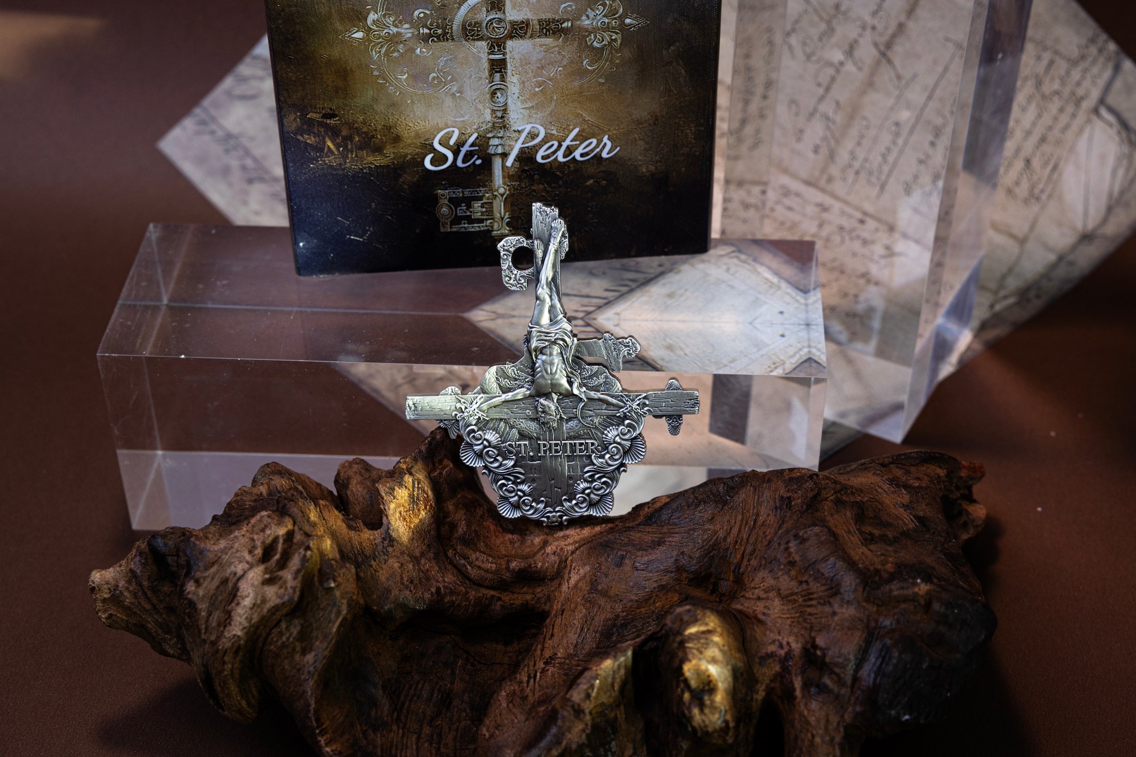 Cameroon - Saint Peter 12 Apostle Series ANTIQUE - 2 oz