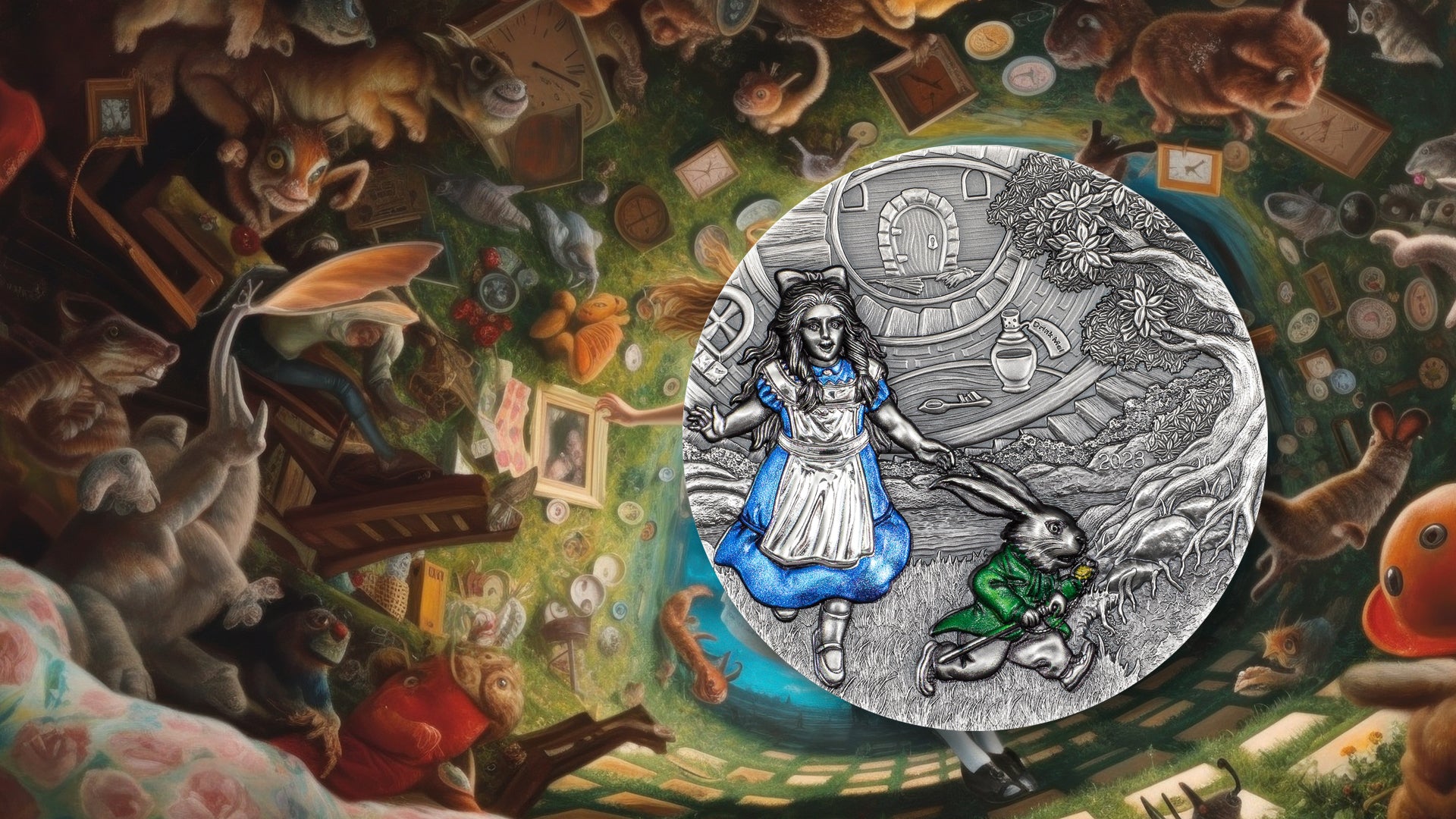 Cook Islands - Alice in Wonderland - Fairy Tales series - 3 oz