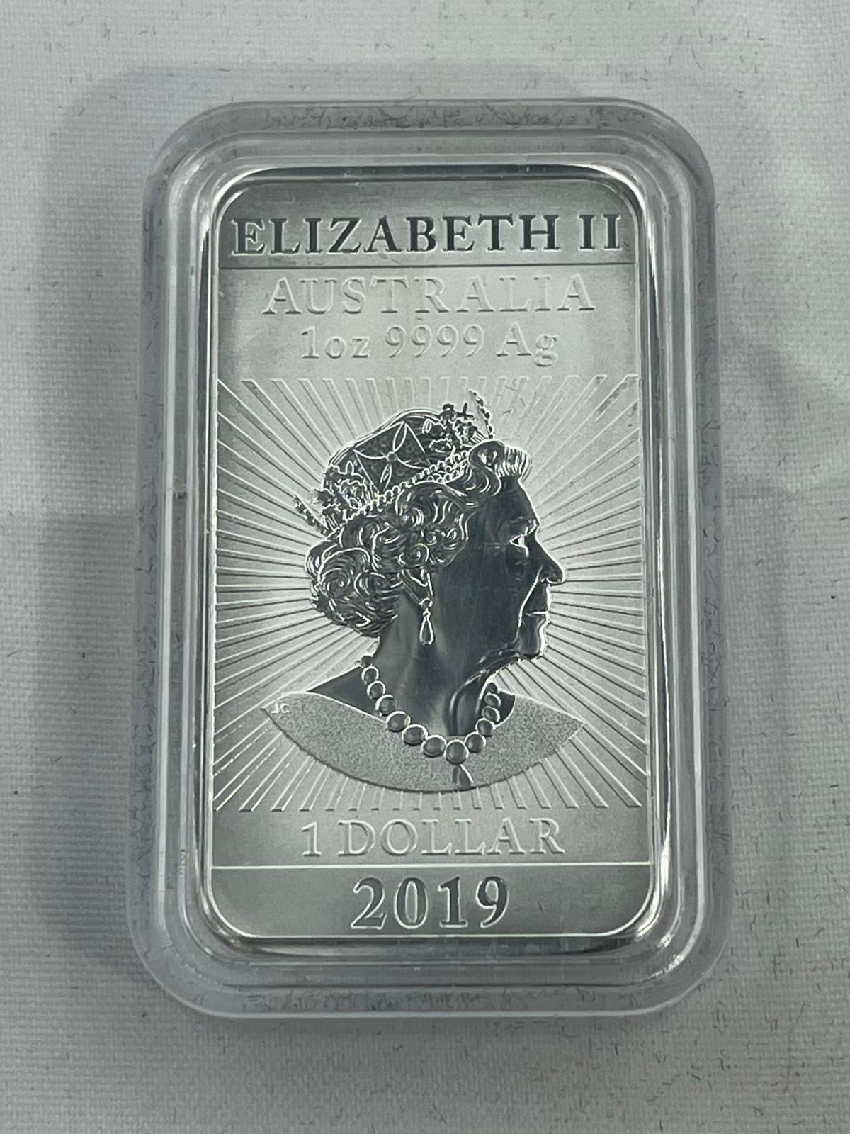 Silver bars Rectangular Dragons 8 x 1 oz