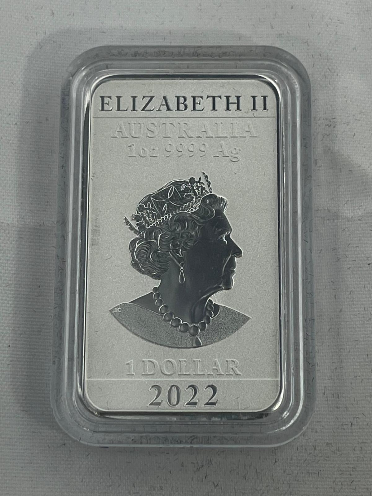 Silver bars Rectangular Dragons 8 x 1 oz