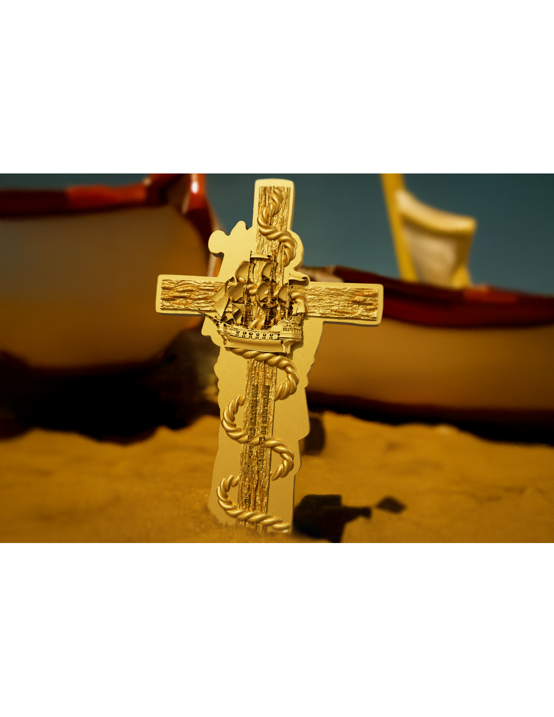 Cameroon - Saint Jude 12 Apostle Series GILDED - 2 oz