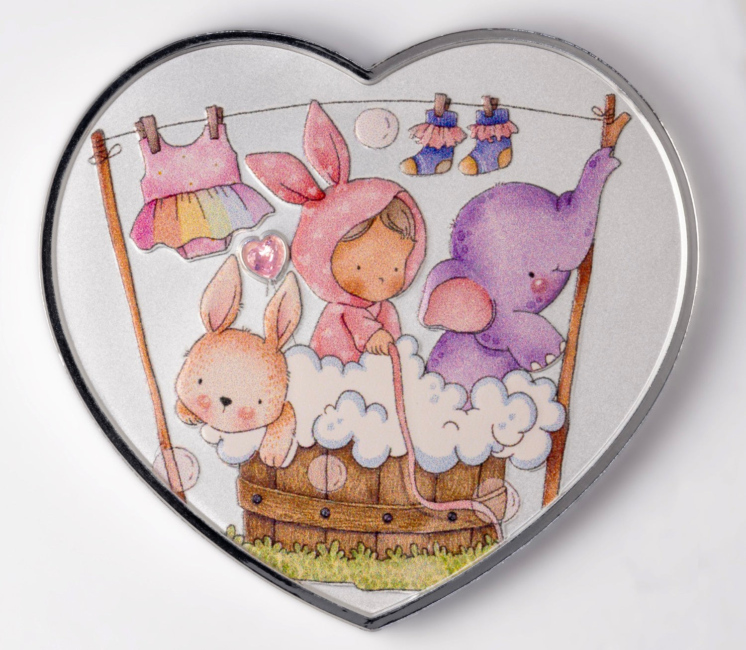 Cameroon - Baby Girl – New Born Heart series - 1 oz