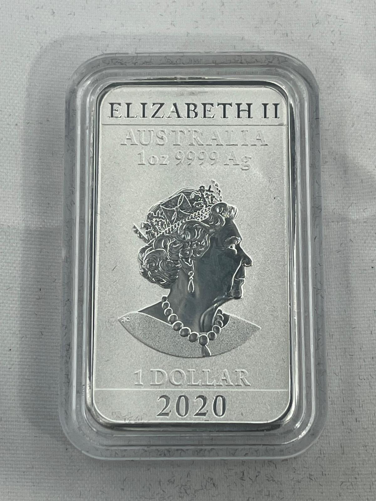 Silver bars Rectangular Dragons 8 x 1 oz