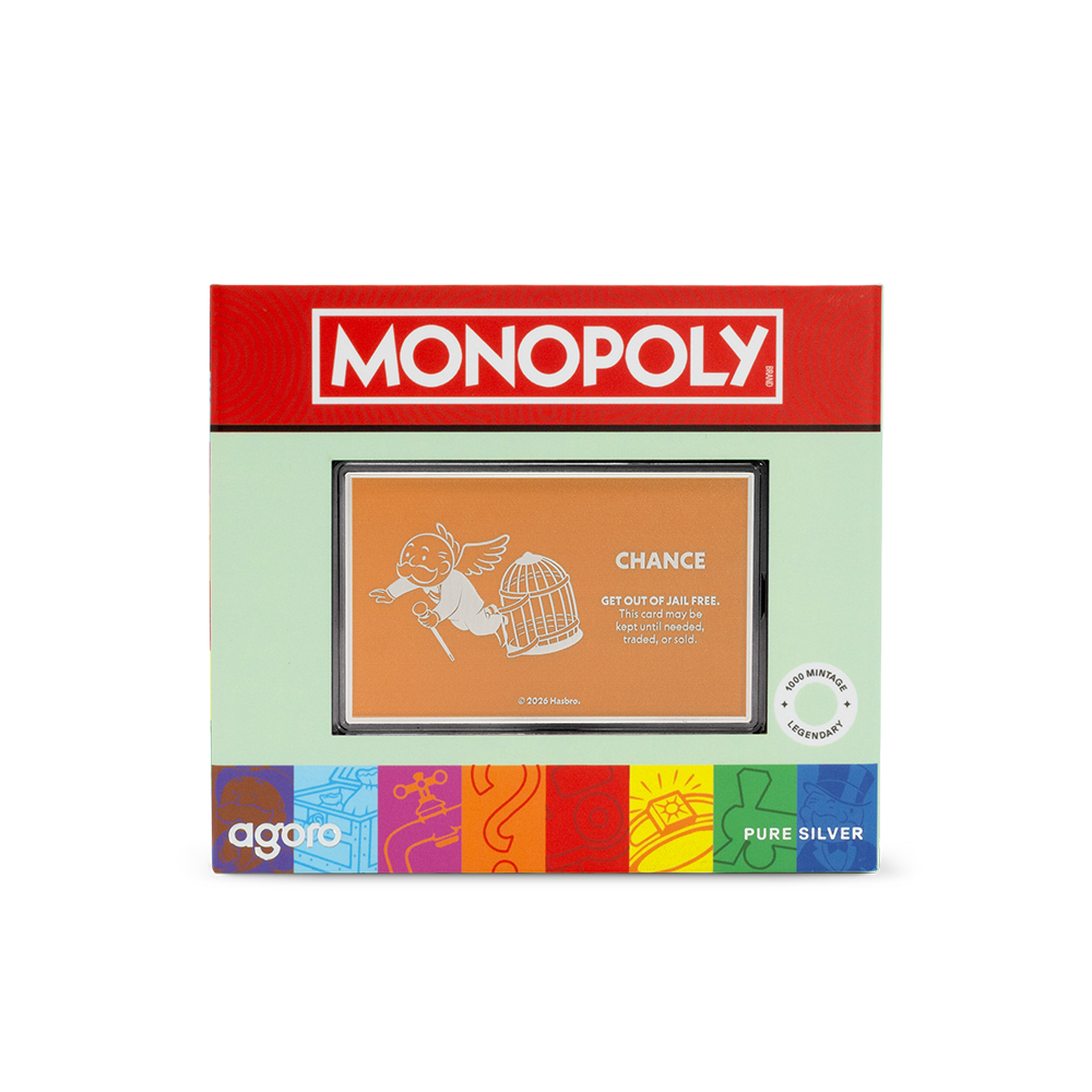 Niue - MONOPOLY - Chance Cards - Get out of Jail Free Card - 1 oz
