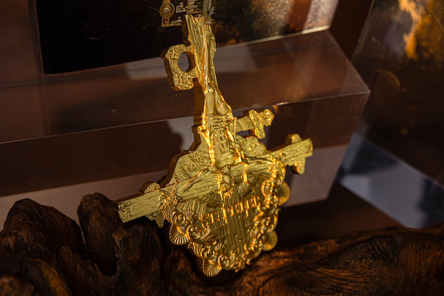 Cameroon - Saint Peter 12 Apostle Series GILDED - 2 oz