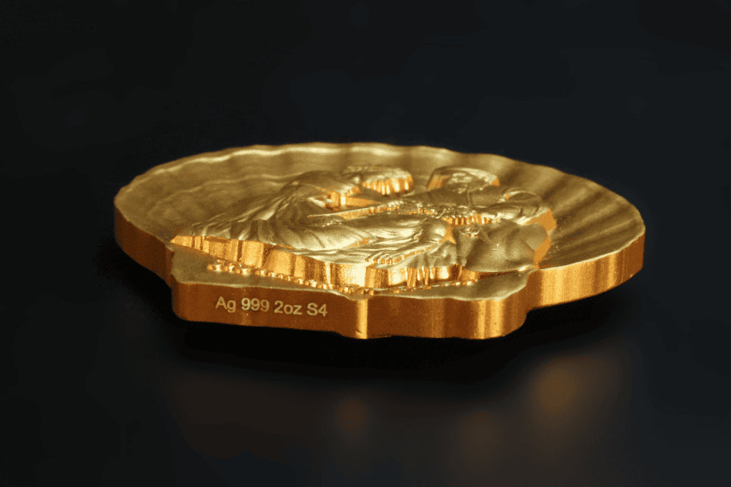 Cameroon - Saint James The Great 12 Apostle Series GILDED - 2 oz