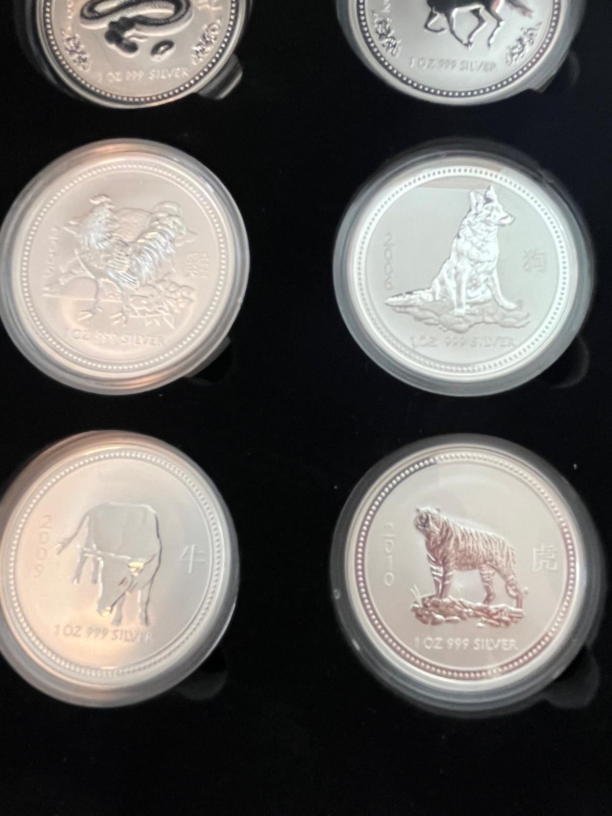 12 x 1 oz - Lunar Series I Complete 1999-2010