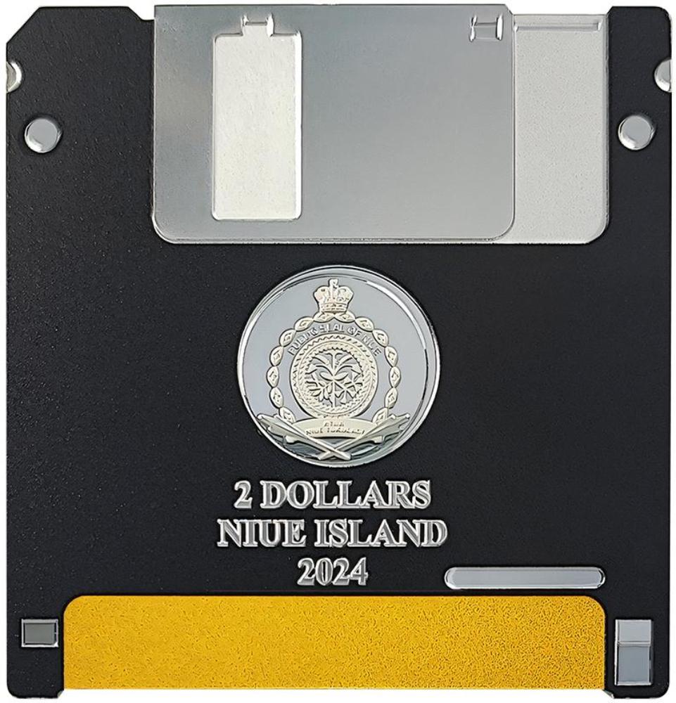 Niue - Floppy Disk Colored - TechStalgic
