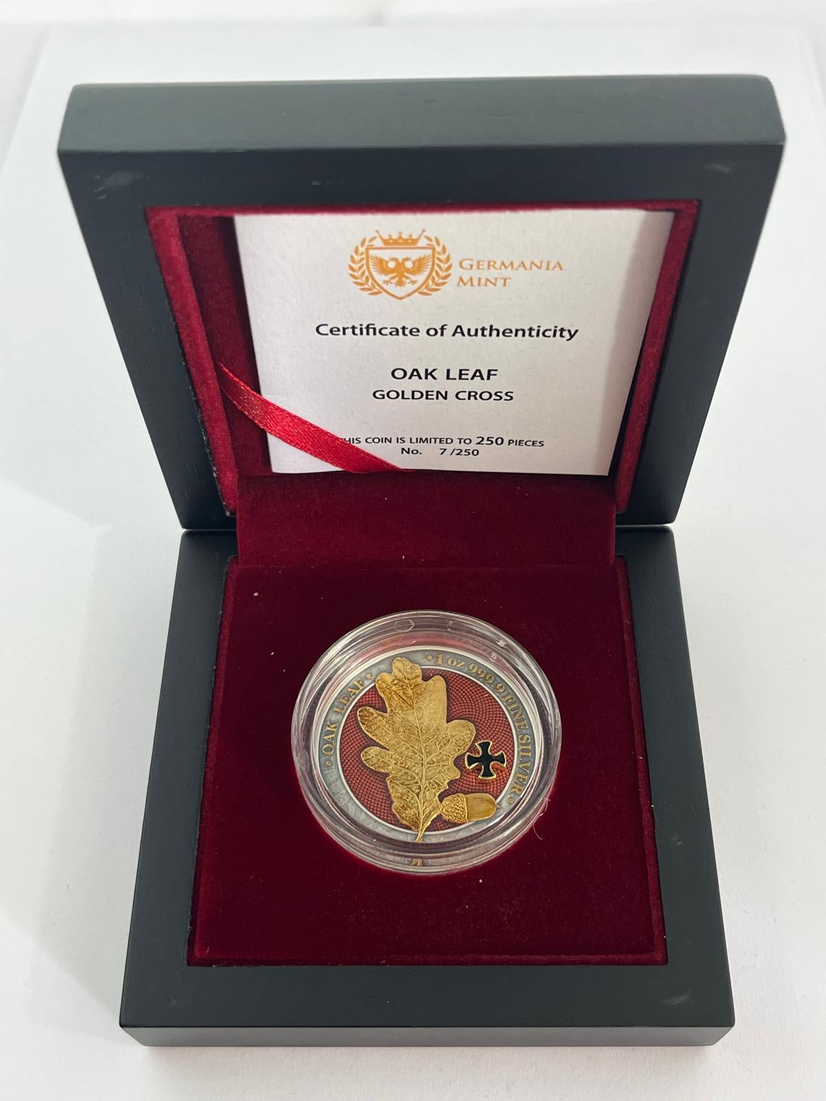 Oak Leaf Cross Golden Cross 1 oz