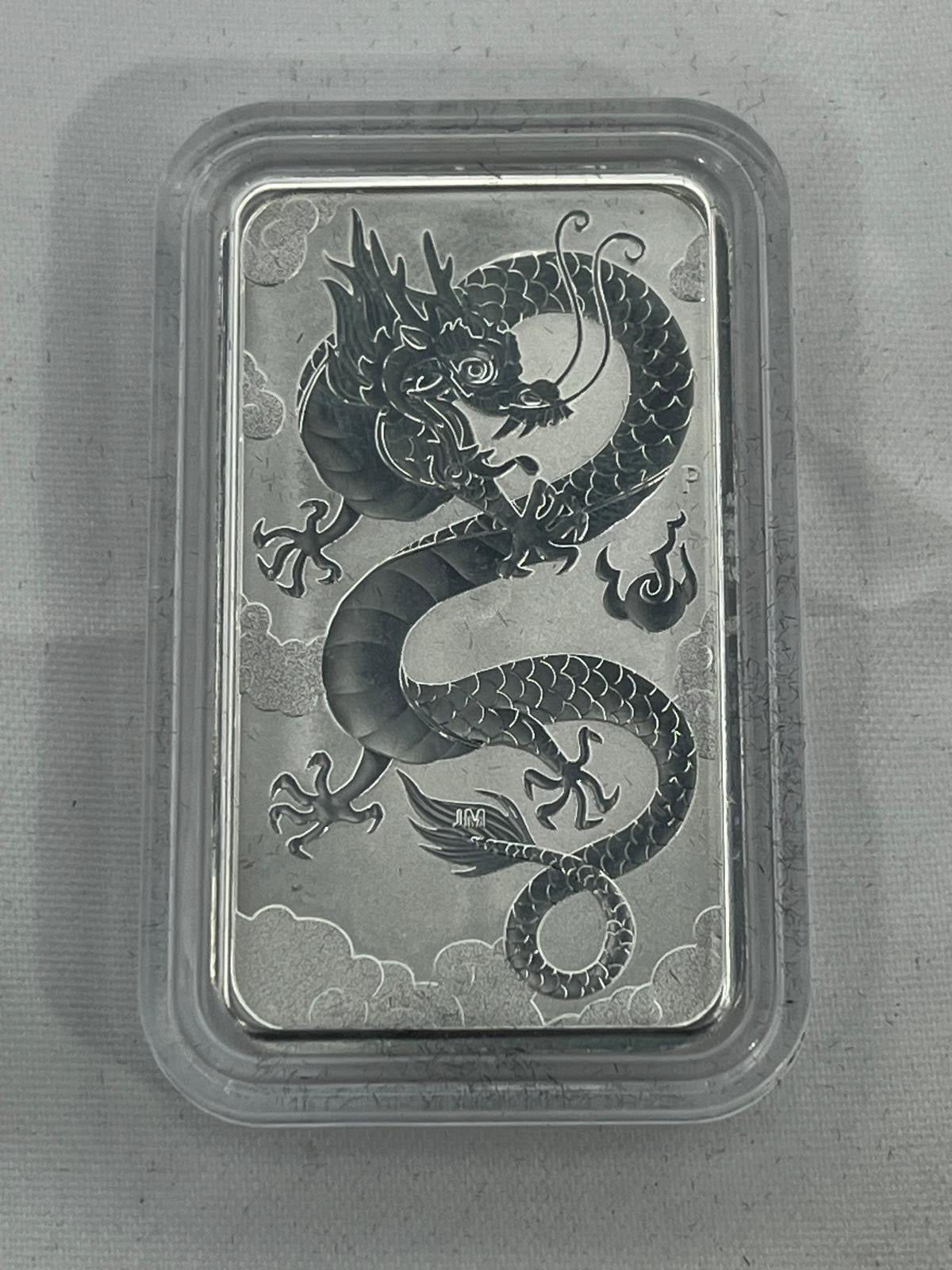 Silver bars Rectangular Dragons 8 x 1 oz
