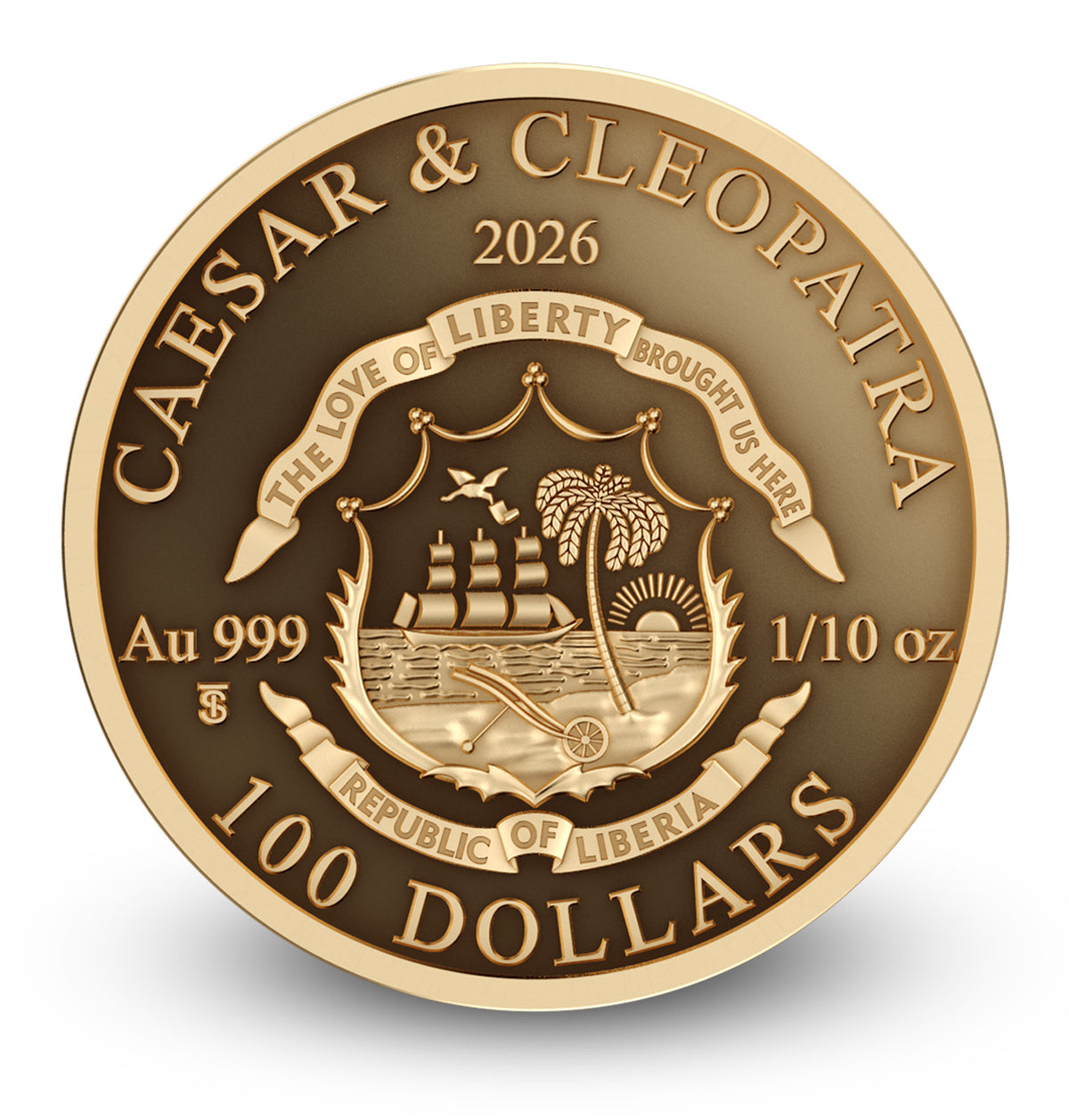 Liberia - Power of Love – Caesar & Cleopatra