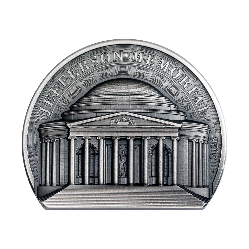 Cook Islands - Historical Monuments - Jefferson Memoria - 5 oz