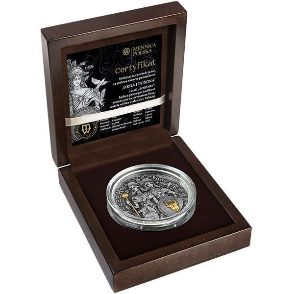 Hera and Juno - Antique Finish Gilded 2 oz
