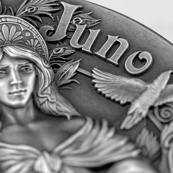 Hera and Juno - Antique Finish Gilded 2 oz