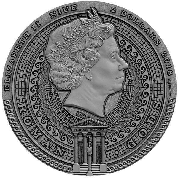 Bellona - Roman Gods - Antique Finish 2 oz