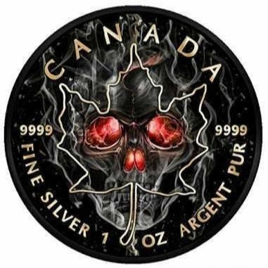 Maple Leaf - Smoked Skull Black Ruthenium 1 oz