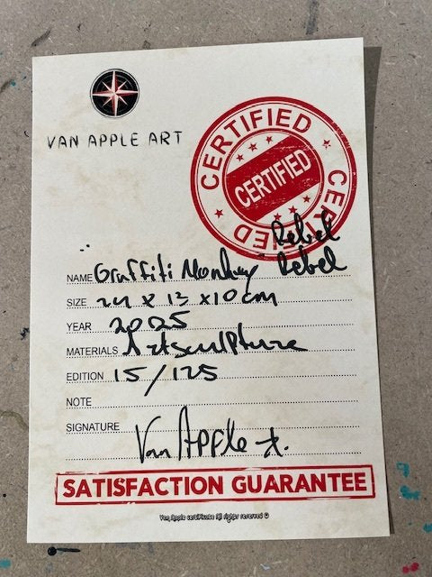 Graffiti Monkey Let's Go - Van Apple